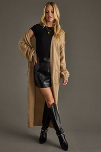 Tan Duster Cardigan