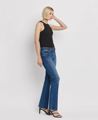 Mid-Rise Slim Bootcut Jeans