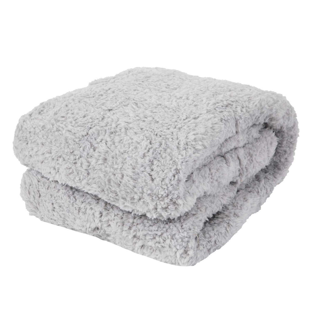 Solid Color Sherpa Throw Blanket