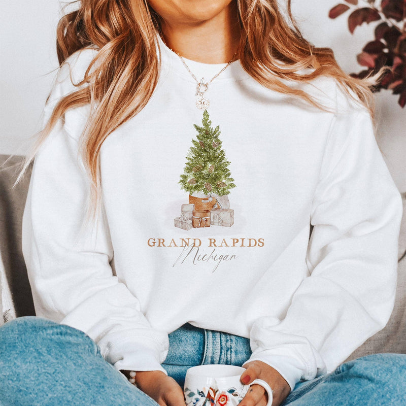 Grand Rapids Evergreen Christmas Sweatshirt