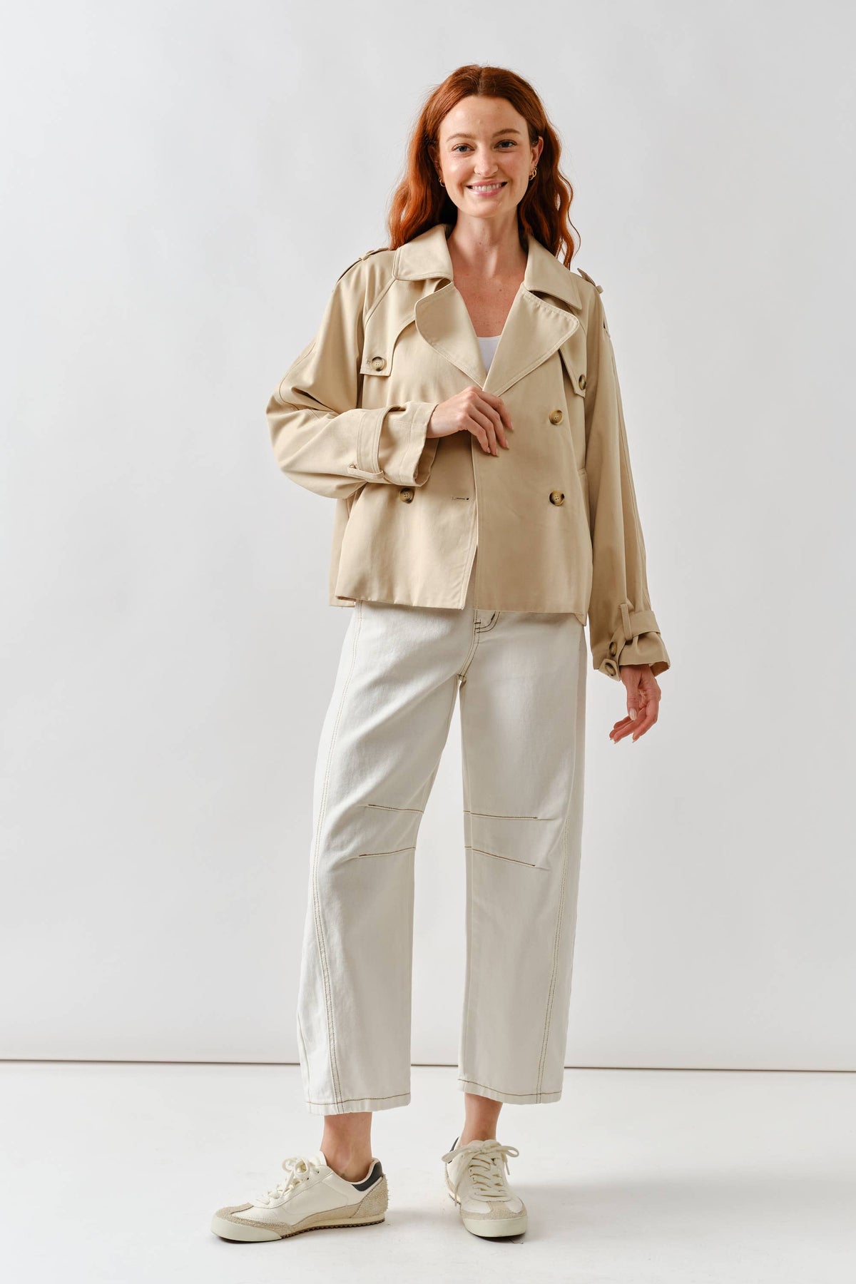 Half Trench in Tan