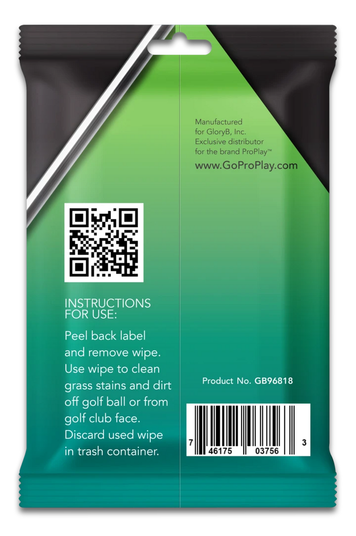 Golf Club Cleaning Wipes