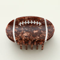 Game Day Football Claw Clip