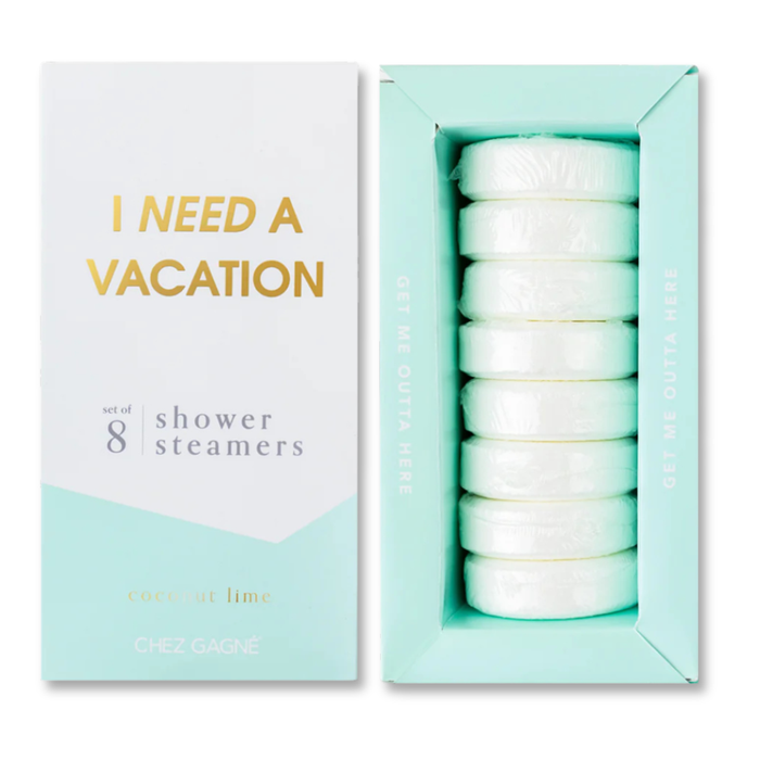 I Need a Vacation Shower Steamers: Coconut Lime
