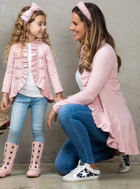 Mommy & Me Blazer Ruffle Cardigan