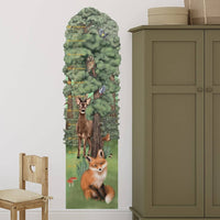 Forest Wall Sticker & Kid’s Growth Chart (cm)