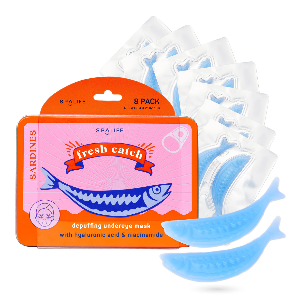 Fresh Catch De-Puffing Undereye Patches l 8 Pack