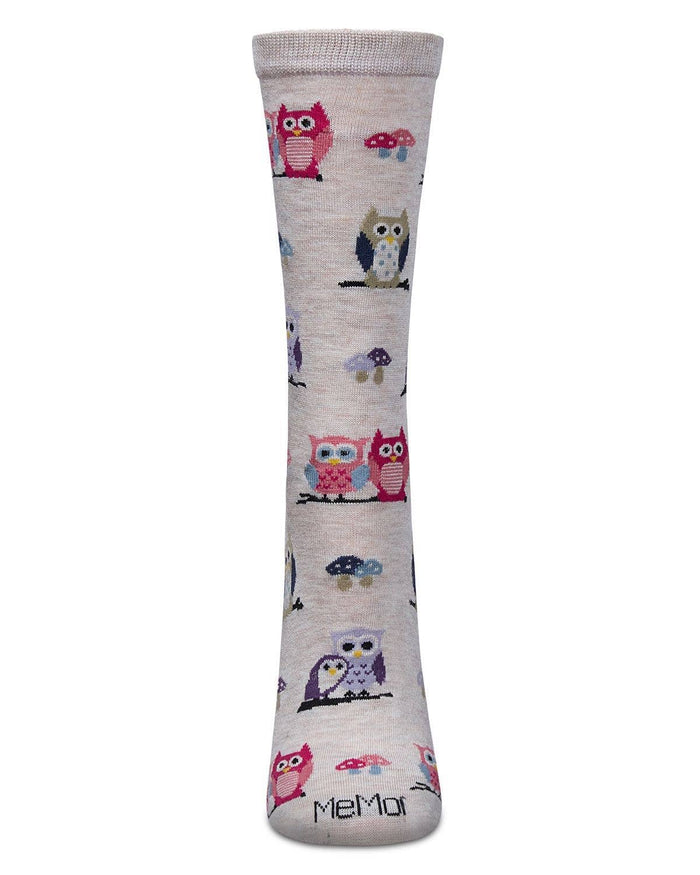 It's Owl Good Bamboo Crew Socks
