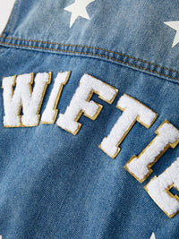 “SWIFTIE” Girls Denim Vest: 5yr