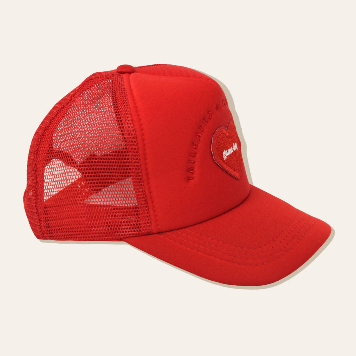 Red Game Day Trucker Hat - Red