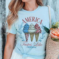 America Tastes Like Freedom Tee in White