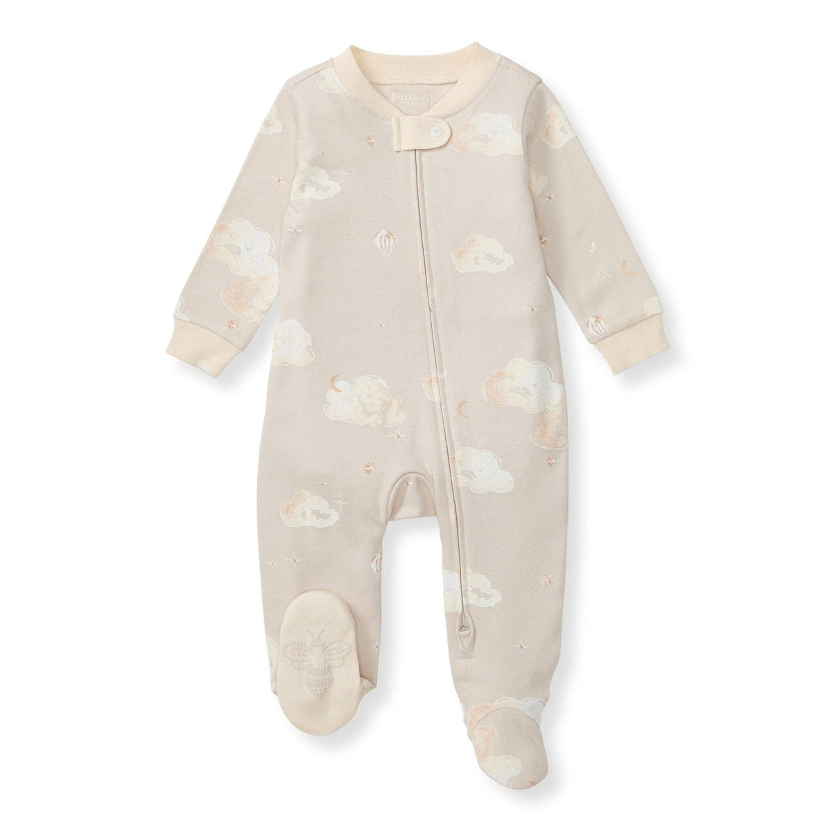 Good Night Sky Organic Cotton Sleep & Play - Limestone