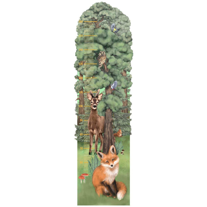 Forest Wall Sticker & Kid’s Growth Chart (cm)