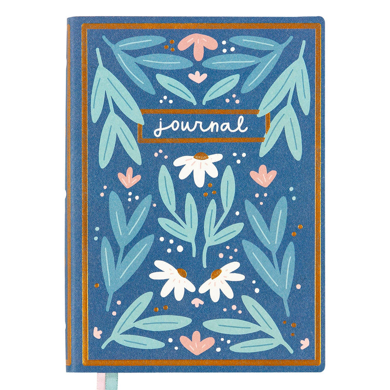 Book Journal in Blue