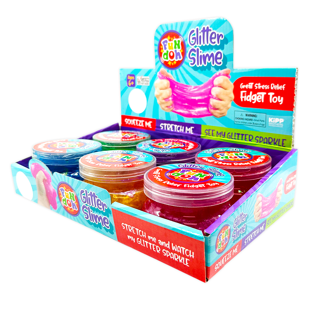 So Much Fun! Fun-Doh Fidget Glitter Slime