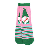 12Pairs - Cozy Fuzzy Christmas Pattern Soft Socks