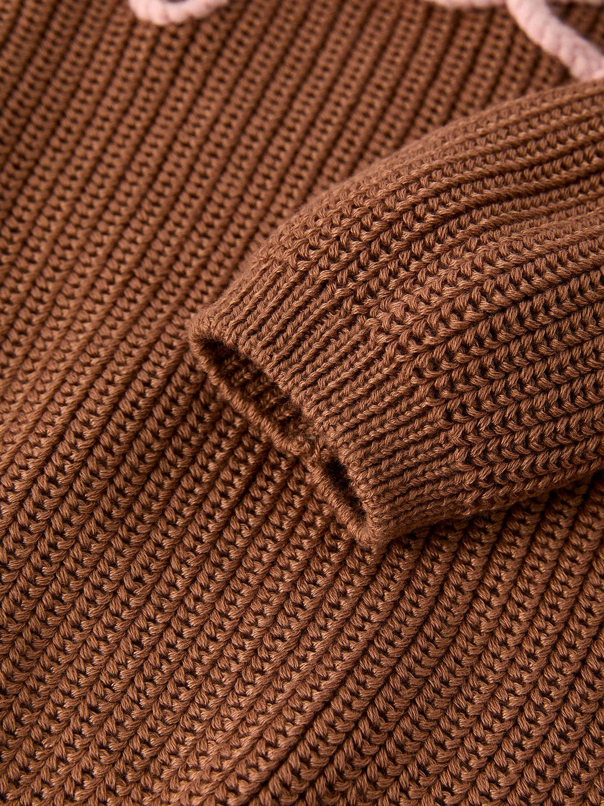 Girls Winter Chocolate Pullover Sweater