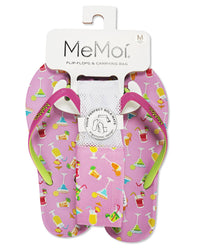 Cocktail Flip Flops in Lavender