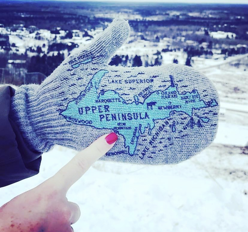 The Original Michigan Mittens: Fog Grey