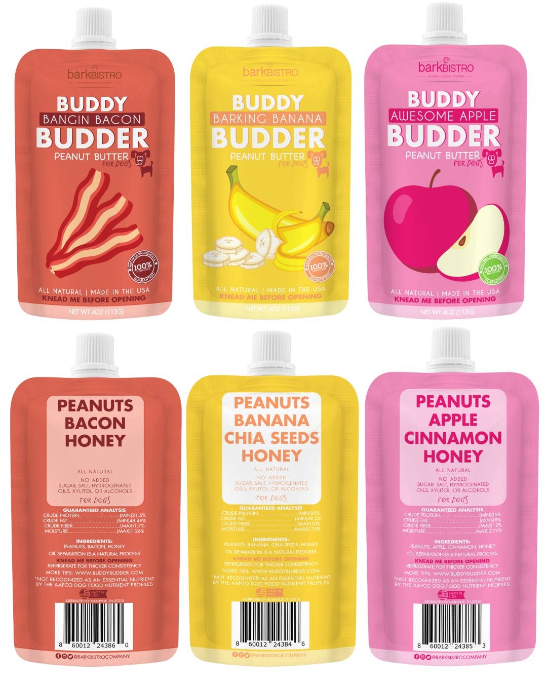 Bacon, Apple, Banana: Squeeze Budders