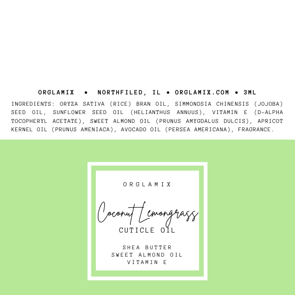 Coconut Lemongrass Cuticle Oil Pens