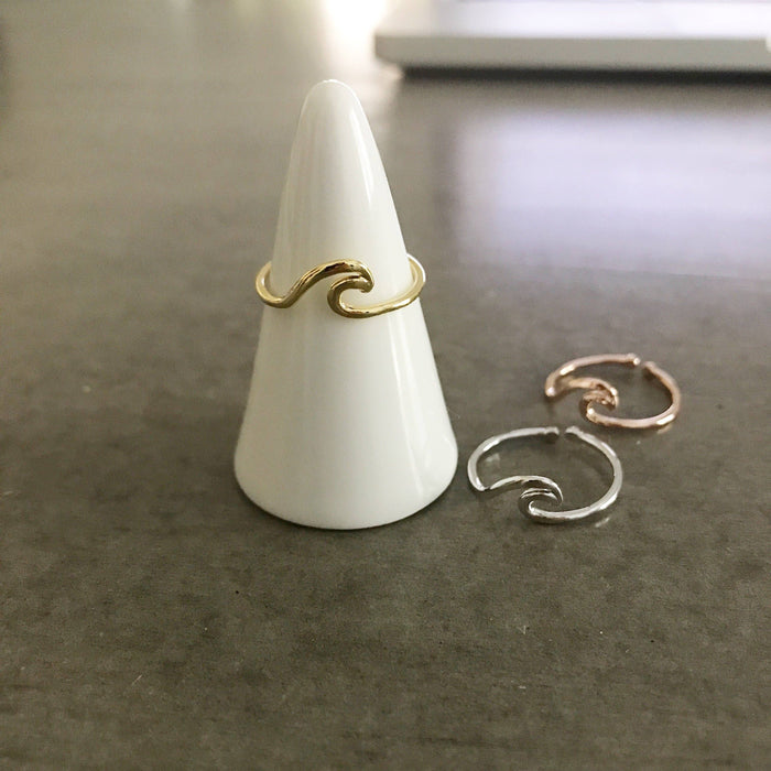 Wave Ring in Gold
