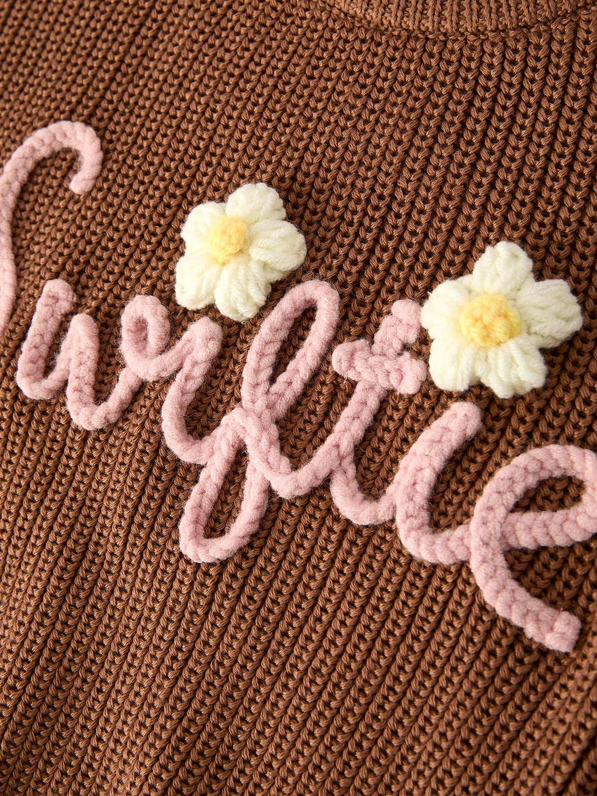 Girls Winter Chocolate Pullover Sweater