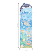 Underwater World Wall Sticker & Kid’s Growth Chart (cm)