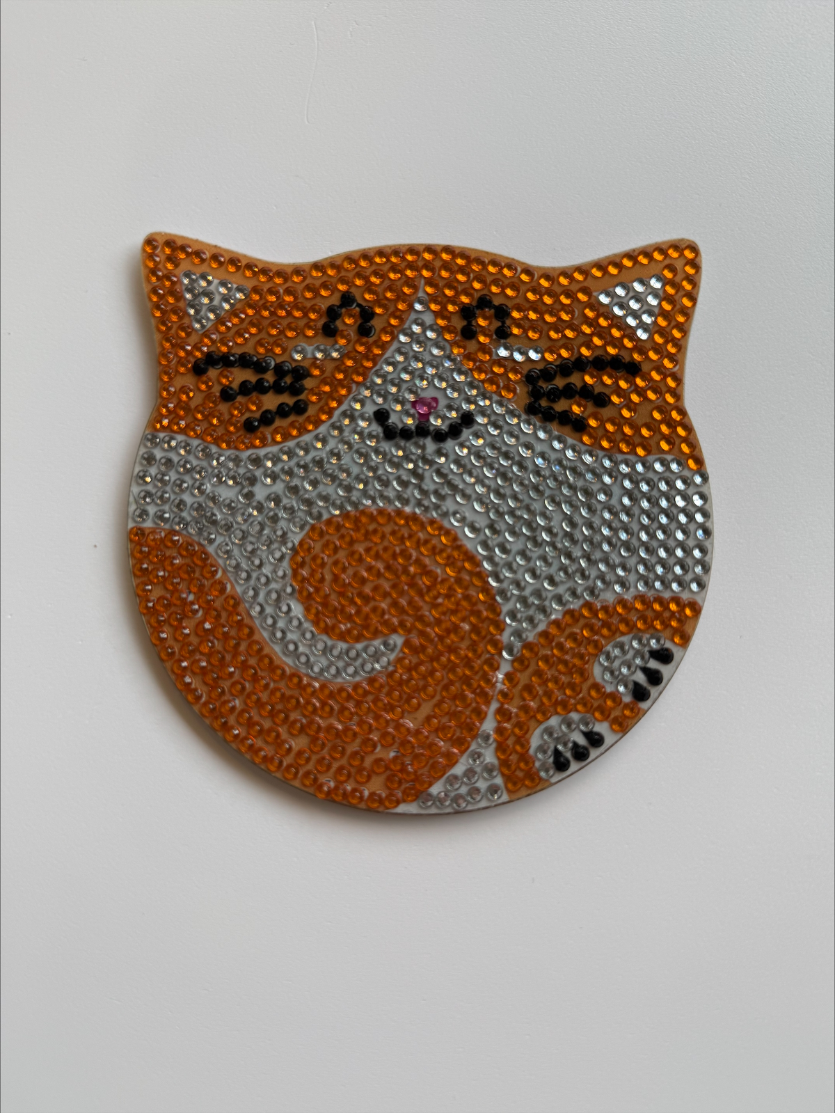 Communicare Cat Diamond Dot Coasters