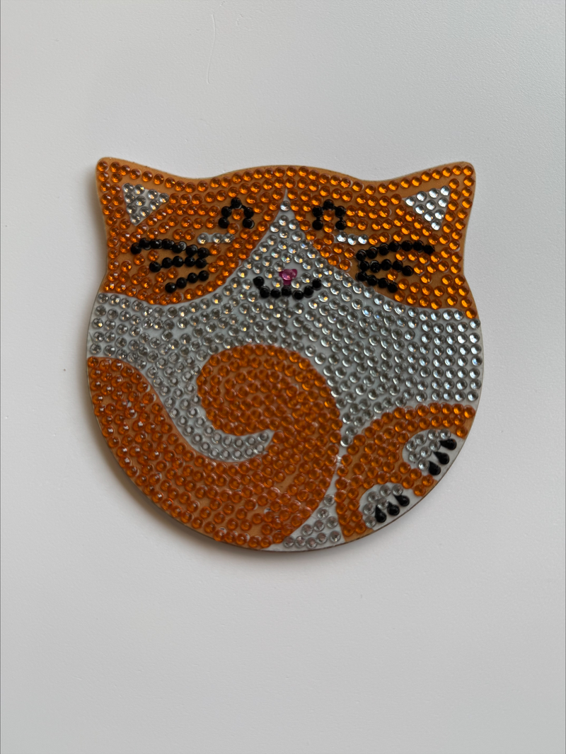 Communicare Cat Diamond Dot Coasters