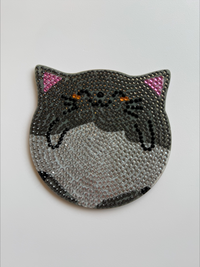 Communicare Cat Diamond Dot Coasters