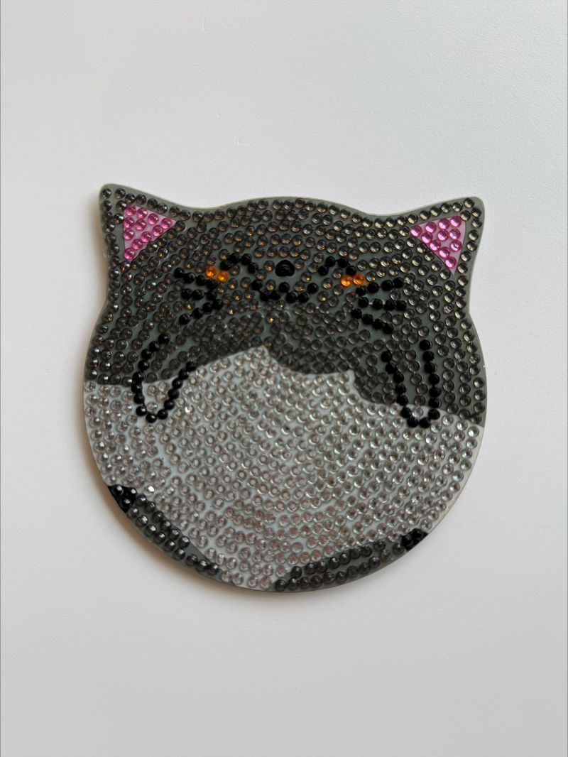 Communicare Cat Diamond Dot Coasters