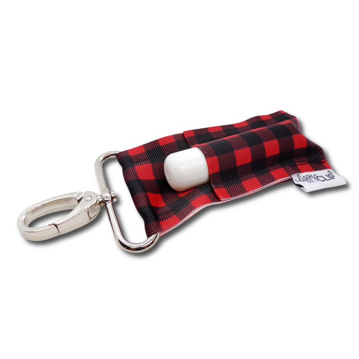 Buffalo Plaid LippyClip KISS for Larger Lip Balms TMLL Lip Drip: Jumbo (fits TMLL Lip Drip)