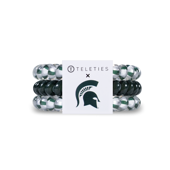 Spiral Hair Coils | Small | Michigan State Univ. Hair Ties