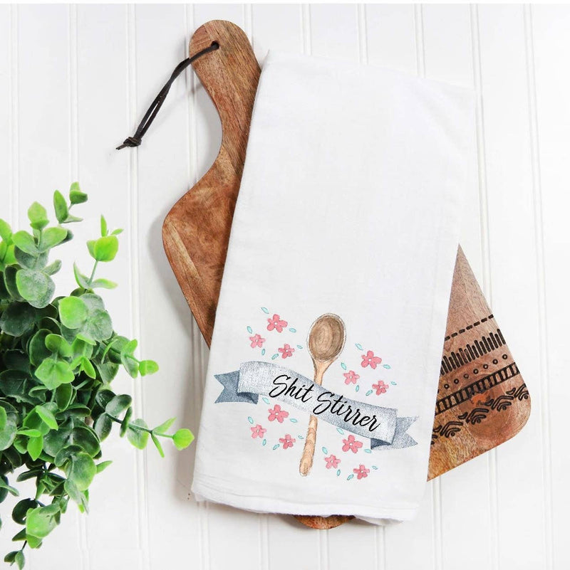 Shit Stirrer Tea Towel