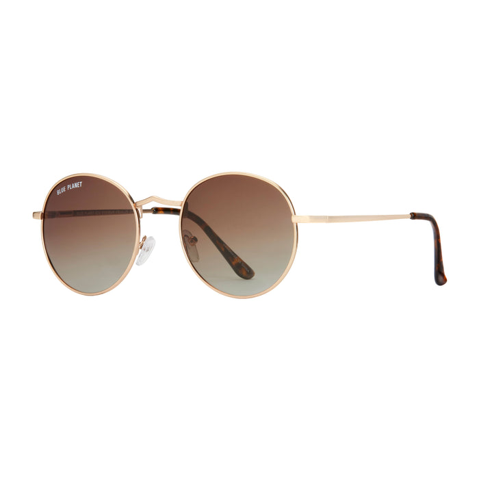 Gold with Tourtise Tips, Polarized Sunglasses