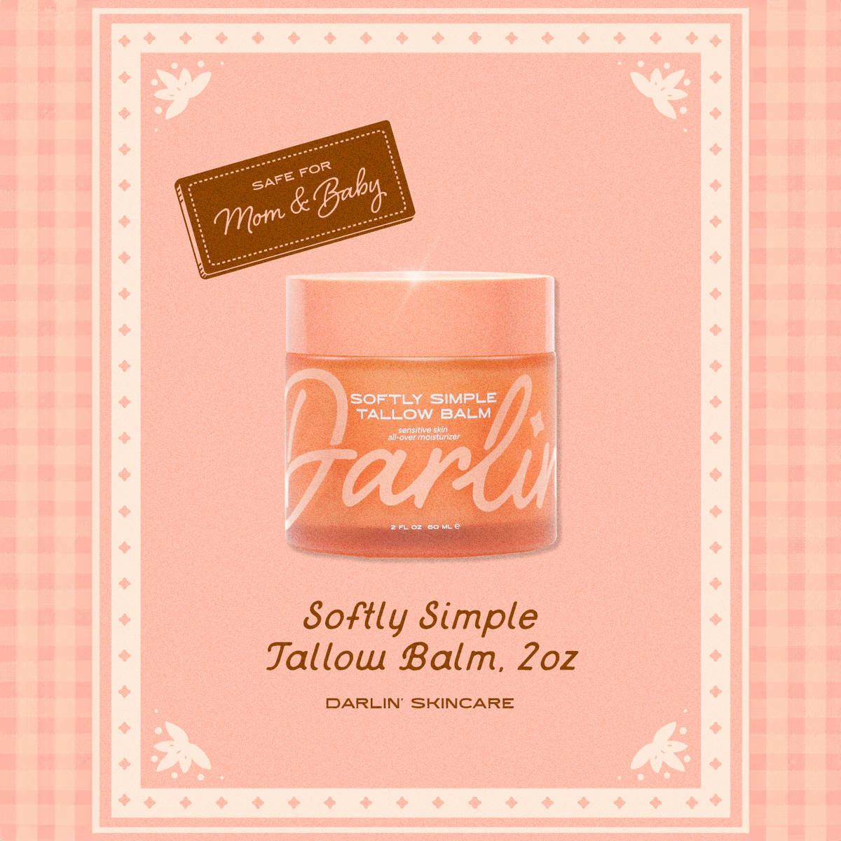 Unscented Tallow Moisturizer - Sensitive Skin