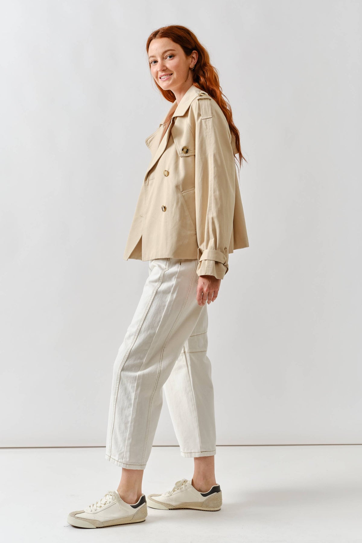 Half Trench in Tan
