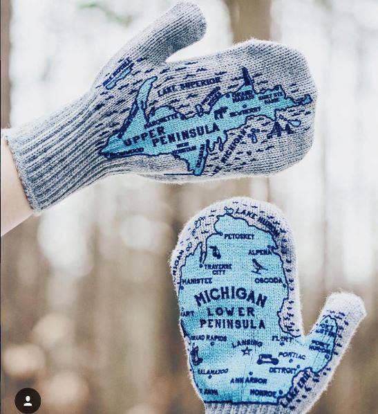 The Original Michigan Mittens: Fog Grey