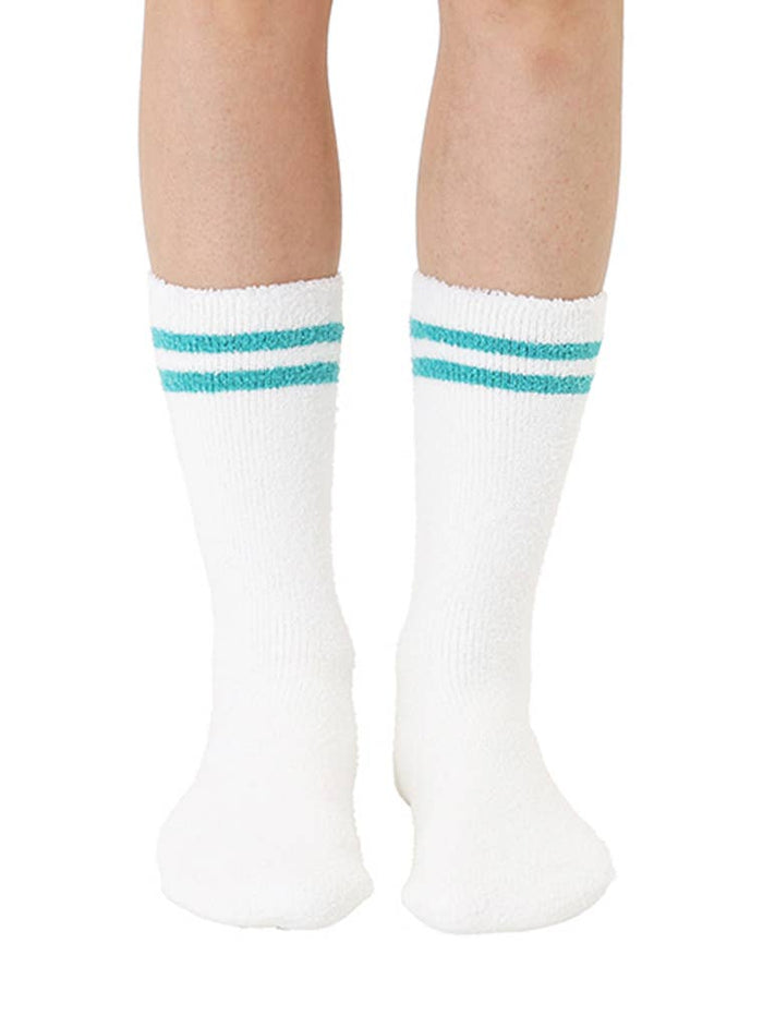 Tini Time Fuzzy Crew Socks With Grip