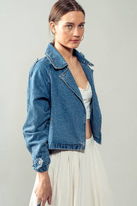 The Denim Trailblazer Trench Coat