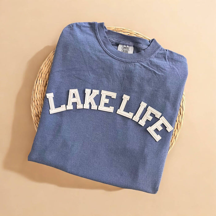 Lake Life Tee in Blue