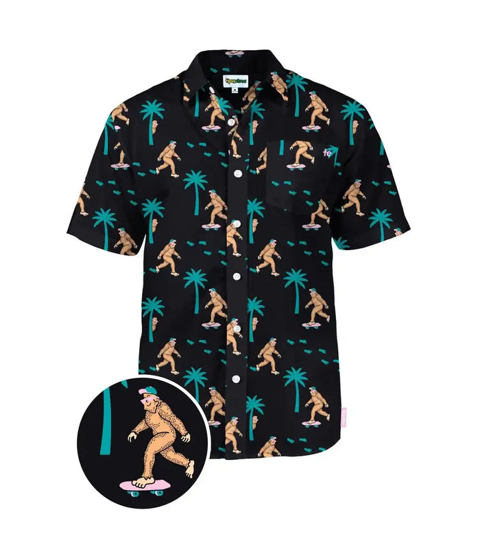 Sasquatch Shredder Men's Hawaiian Shirt