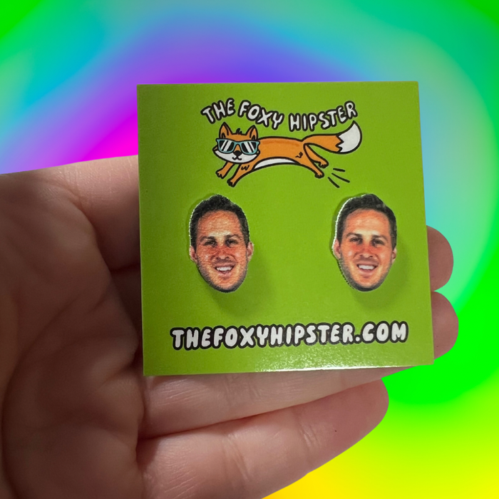 Jared Goff Detroit Lions Stud Earrings  