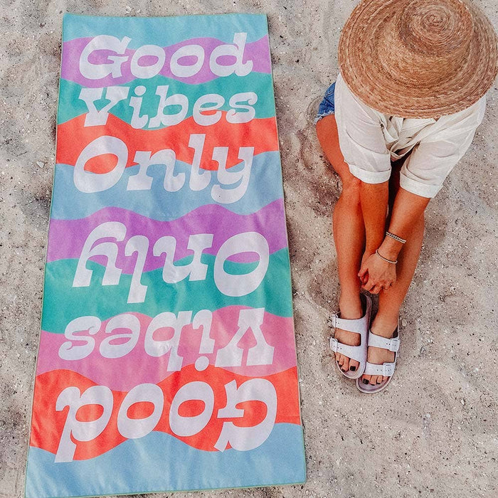 Good Vibes Quick Dry Beach Towels