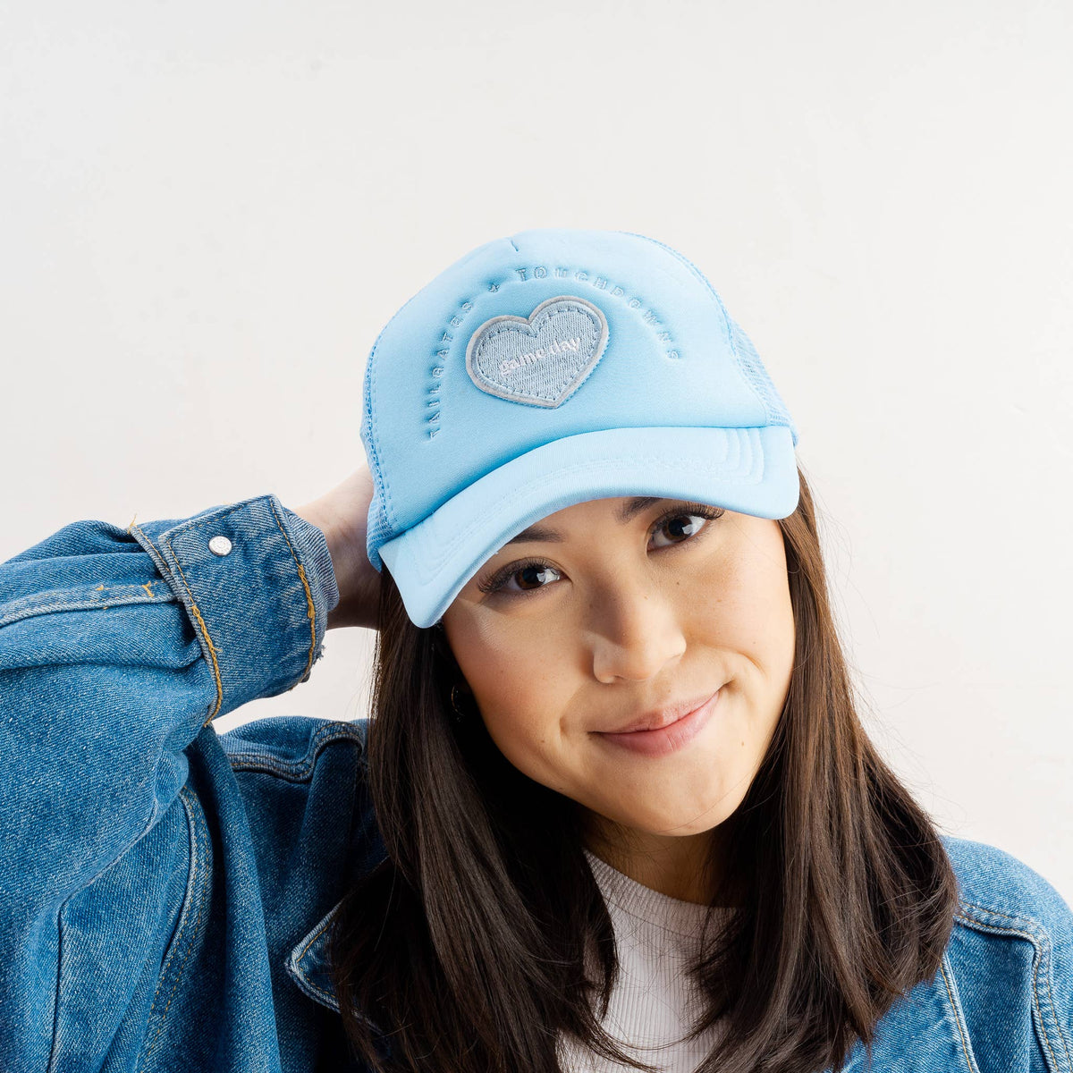 Light Blue Game Day Trucker Hat