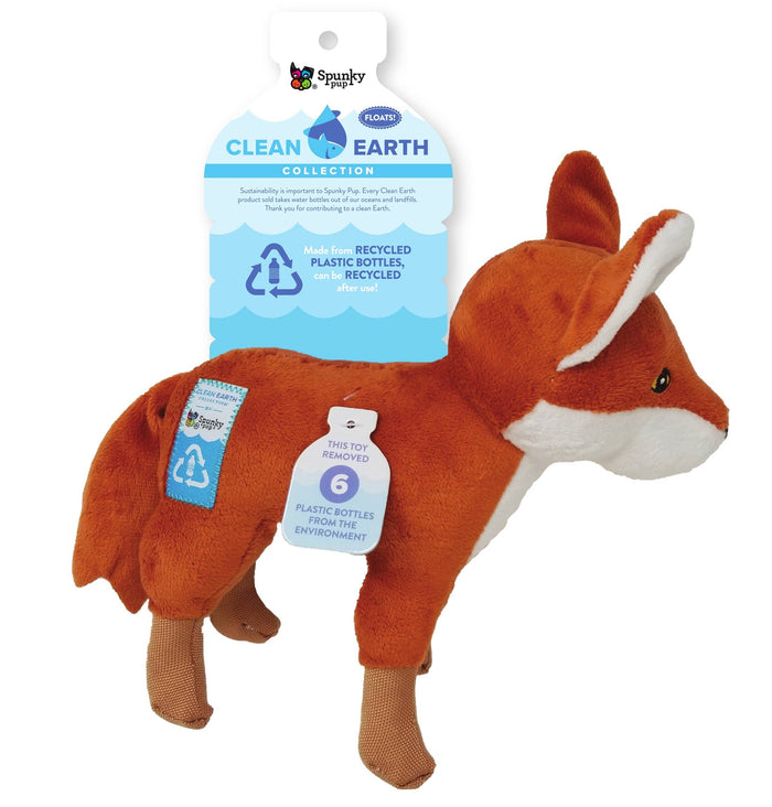 Clean Earth Plush Fox: Small