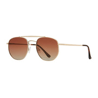 Matte Gold With Tourtise Tips, Polarized Sunglasses