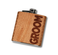 Wedding Party Hip Flasks 6 oz.