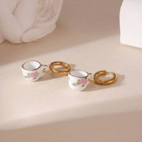18K STAINLESS WATERPROOF TARNISH FREE EARRINGS